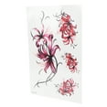 thumbnail image 2 of Tatuaje temporal con estampado de flores para mujer, resistente al agua, accesorio HB-133X, 2 of 14