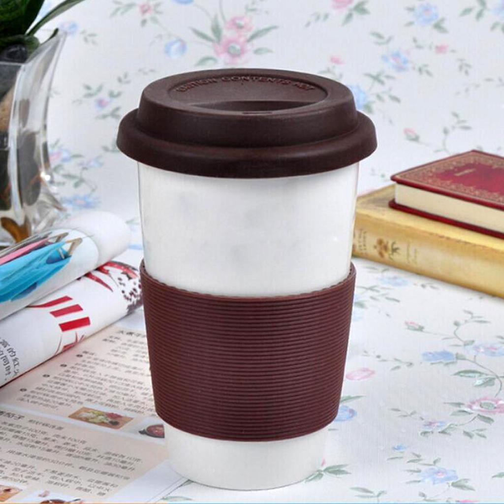 Outdoor Silicone Round Nonskid Water Bottle Mug Cup Sleeve Cover_ZTDIJO 
