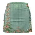 thumbnail image 5 of Wxolcjlv Womens Vintage Floral Print A Line Mini Skort High Waist Stretch Fit Sport Built‑In Shorts Tennis Bottoms, 5 of 7