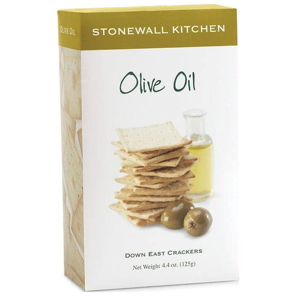 Stonewall Kitchen Olive Oil Crackers, 4.4 Ounce Box