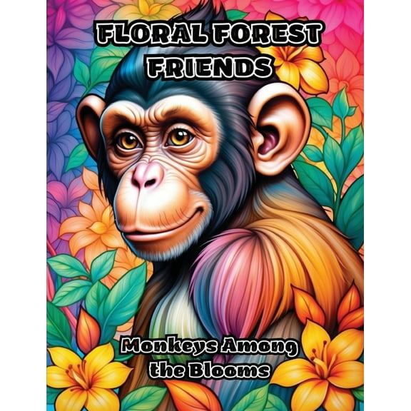 Floral Forest Friends: Monkeys Among the Blooms, (Paperback)