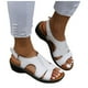 thumbnail image 3 of WILLBEST Sandalias Cómodas De Verano De Talla Grande Para Mujer Con Costuras, Suelas Gruesas Y Huecas., 3 of 9
