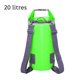 thumbnail image 1 of Worallymy Bolsa de PVC Impermeable Playa Nadar Mochila Cubo Bolsa para Kayak Canotaje Pesca 20L Verde Worallymy JD735802765, 1 of 7