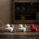 thumbnail image 3 of Lindos adornos de cerámica para fusor de incienso con forma de gatito, lindo bolígrafo para té con forma de gato, inserto de incienso creativo para interiores y hogares, 3 of 6