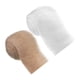 thumbnail image 1 of Cinta de felpa de tela de piel sintética, material para manualidades DIY, tela de piel peluda para Navidad Blanco y caqui, 1 of 9