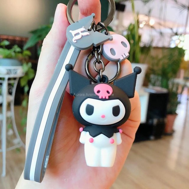 LLavero de Anime Kawaii Sanrio Hello Kitty, soporte colgante, llavero de coche, joyería colgante para teléfono móvil, regalos para niños, venta al por mayor
