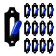 thumbnail image 1 of Perchas LAJIAOZ con forma de calavera, 12 unidades, acero inoxidable, color azul, 1 of 9