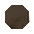 thumbnail image 2 of California Umbrella Venture 9' White Market Umbrella in Mocha, 2 of 2