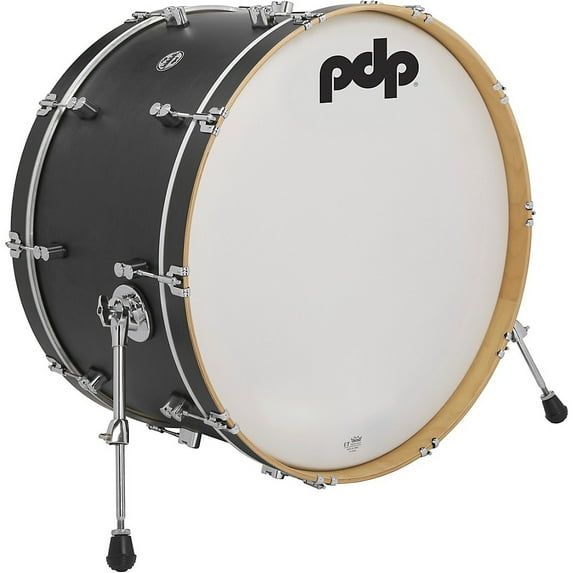 PDP by DW Concept Series Classic Wood Hoop Bass Drum 26 x 14 in. Ebony Stain