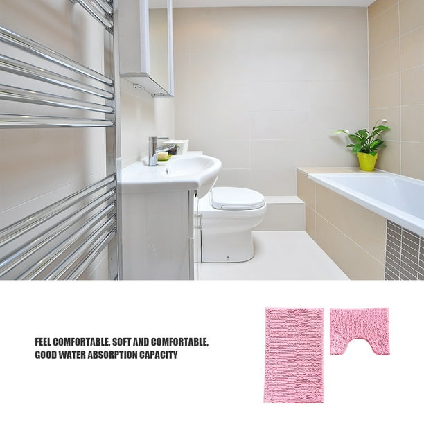 Tapis de sol antidérapant pour toilettes, matelas de salle de bain