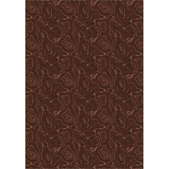 Milliken Imagine Figurative Area Rug LASTING BEAUTY RED OCHRE Lasting Beauty Red Ochre 3' 10" x  5' 4" Rectangle