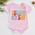 thumbnail image 2 of Baby Onesies Boy COUSIN CREW Short Sleeve Romper Baby Girl Outfit Set 3 6 12 18 24 Months, 2 of 7
