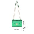 thumbnail image 2 of Bolso bandolera para mujer Bolso bandolera de PU con patrón de cocodrilo (Verde), 2 of 4