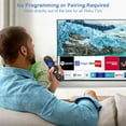 thumbnail image 4 of 【2 Pack】 Remote Control Only Replacement for Roku-TV, for TCL Roku/Hisense Roku/Onn Roku/Sharp Roku/Insignia Roku/Element Roku/Westinghouse Roku Smart TVs (Only Applies to Roku TV), 4 of 6