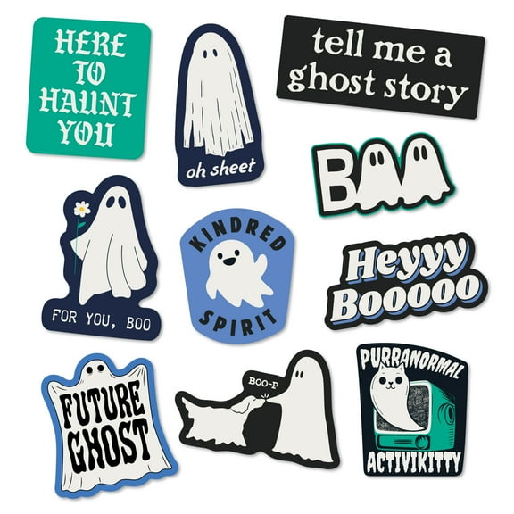 Ghost Sticker Extra Large Stickers for Adults Funny Adhesives with Memes