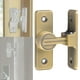 thumbnail image 3 of Pestillo de puerta de granero, cerradura deslizante, aleación de zinc antipérdida, pestillo de puerta, cerradura de puerta de seguridad para el hogar Bronce de 90 grados, 3 of 7