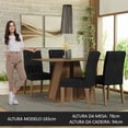 thumbnail image 4 of Juego de Comedor Mesa y 4 Sillas Madesa Oxford Gisele MN, 4 of 10