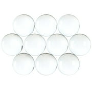 CleverDelights 20mm (3/4") Round Glass Cabochons - 50 Pack
