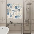 thumbnail image 4 of Wall Art Prints, Blue Beige Coastal Framed Canvas Prints for Bedroom Living Room Bathroom Office, Summer Beach Starfish Coral Nautical Rustic Gallery Wrap Wall Art Poster for Gifts Home Decor 20"x20", 4 of 9