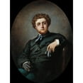 thumbnail image 2 of Felix-Henri Giacomotti 19x24 Black Ornate Framed Double Matted Museum Art Print Titled: Georges Bizet (1838-1875), Composer (1865), 2 of 5