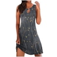thumbnail image 2 of Patlollav Trendy Dresses for Womens Fashion Sleeveless Round Neck Casual Print Dress, 2 of 7