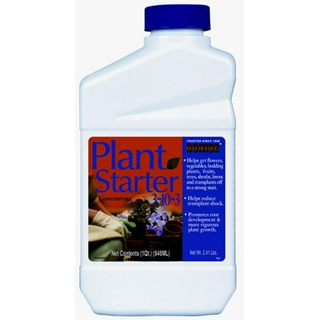 - Bonide 161 1 Quart 3-10-3 Plant Starter Concentrate Plus Vitamin B-1