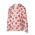 thumbnail image 2 of Daiia Strawberry Flower UPF 50+ Sun Protection Hoodie Jacket Lightweight Long Sleeve Sun Shirt for Women Men with Pocket Hiking Outdoor-XX-Large, 2 of 9