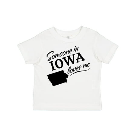 

Inktastic Someone in Iowa Loves Me Gift Toddler Boy or Toddler Girl T-Shirt