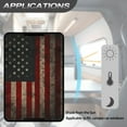 thumbnail image 5 of Psesaysky Vintage American Flag RV Door Window Shade Easy to Install Privacy Protection RV Window Cover Sun Blackout for Camper Trailer (17.3x26 inch), 5 of 7
