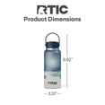 thumbnail image 5 of RTIC 32 oz Ceramic Lined Insulated Outback Water Bottle, Leak Resistant, Starry Night, 5 of 6