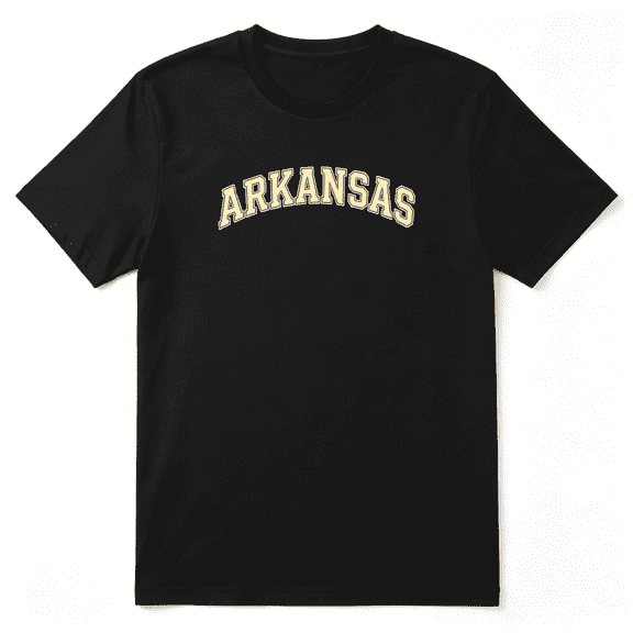 Arkansas Cool Graphic Tee for Men and Women, Playful BBQ Cotton Short Sleeves T-Shirt