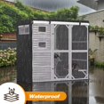 thumbnail image 3 of Cubierta para catio Colewin 200 x 94 x 178 cm impermeable negra, 3 of 7