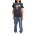 thumbnail image 4 of CafePress - Made For Each Other Cookies And Milk Pajamas - Women's Short Sleeve Print T-Shirt and Pants Charcoal Gray Cotton Pajama Set, 4 of 7