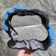 thumbnail image 4 of 2uds. Cubierta del volante Fibra de carbono Protector resistente al desgaste automático Azul, 4 of 6