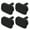 4pcs, variant on Pebbuoy 4/8Pcs Silicone Fryer Rubber Feet for Gourmia GAF856 GAF566 Heat Resistant Food Grade Scratch Protector Rubber Bumper Fryer Replacement Accessories
