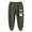 Army Green, variant on JIAYUE Boy's Jogger Pants Casual Loose Fit Solid Color Full Length Wide Leg With Casual Athletic Sweatpants For Kids Comfortable Elastic s Playwear Trousers For Child ,3-4 Years