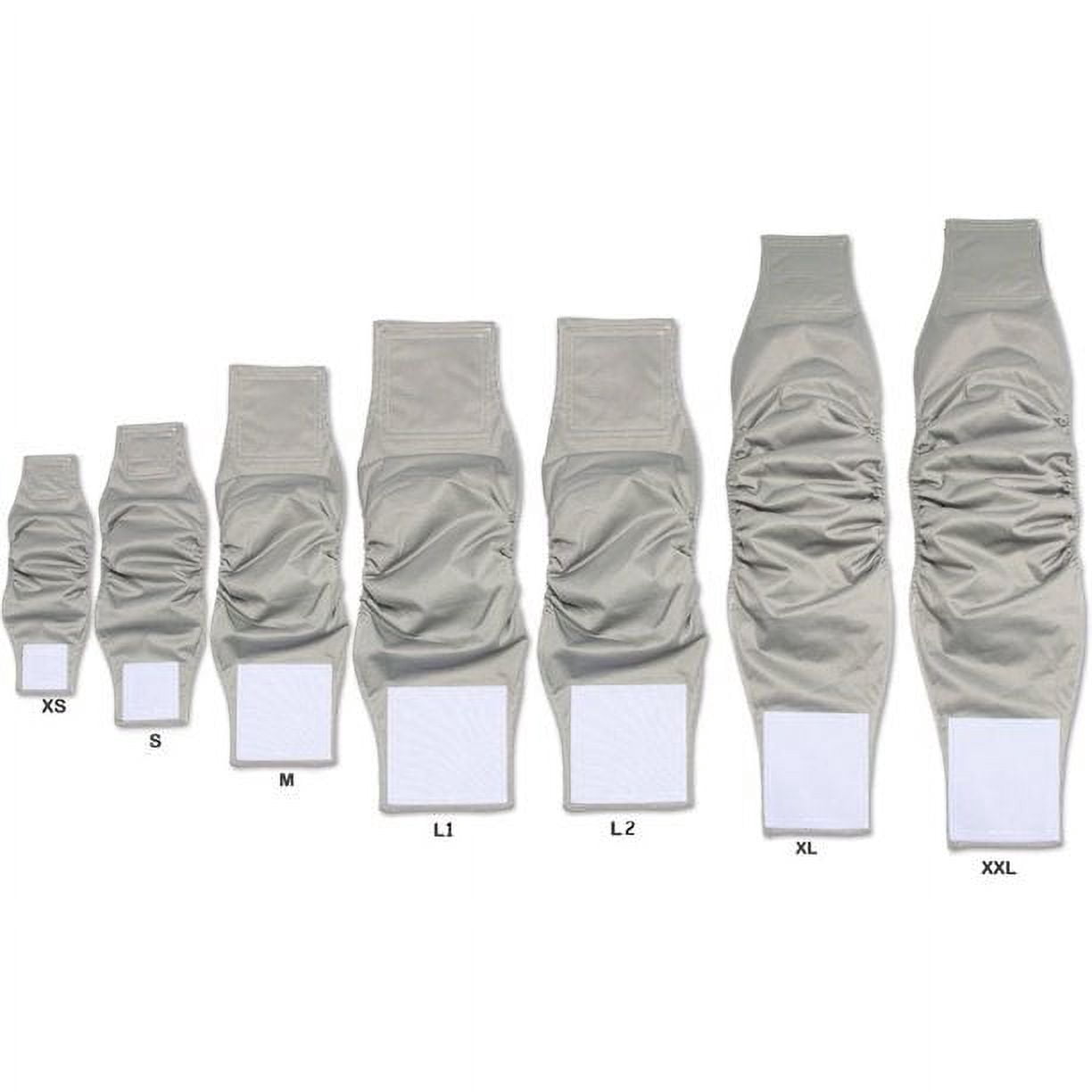 Genwiss 3Pcs Washable Male Dog Wrap, Reusable Belly Diapers for Male Dogs(Gray,M)
