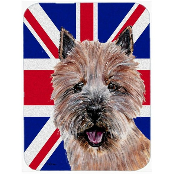 Carolines Treasures  Norwich Terrier With English Union Jack British Flag Mouse Pad