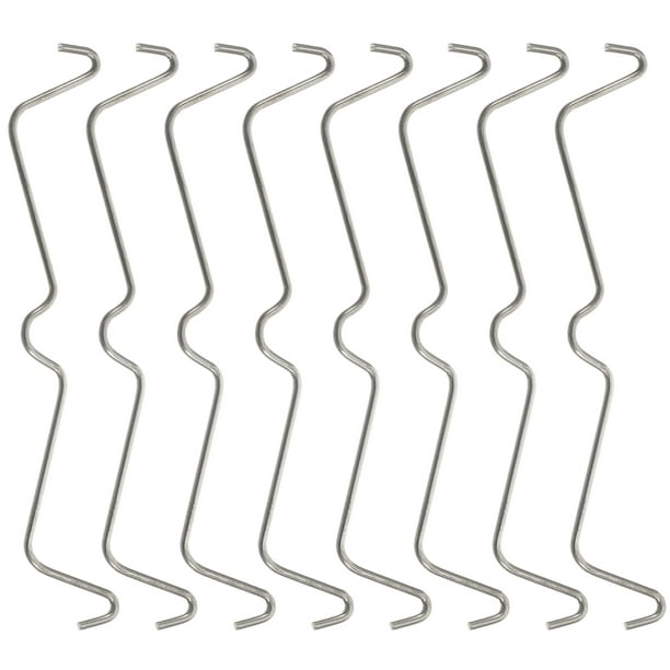 Uxcell 2 Inch Plastic Pegboard Hooks Fits 1/4 Inch Holes Pegboards, 20  Count 