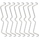 thumbnail image 4 of 100 piezas de ganchos de acero inoxidable para sujetar clavijas, clips para tableros perforados., 4 of 5