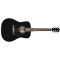 thumbnail image 4 of Fender Dreadnought Acoustic Guitar, Black, 4 of 9