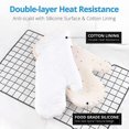 thumbnail image 4 of Silicone Oven Gloves, Extra Long Heat Resistant Silicone Oven Mitts, Non-slip, 4 of 5
