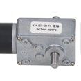 thumbnail image 3 of Gear Motor DC 24V Speed Reduction Self Locking Dual Shaft Reversible Worm Geared Motor 20RPM, 3 of 4