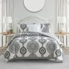 My Texas House 4-Piece Medallion Comforter Set, Channing, King, Harbor Mist