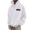 thumbnail image 1 of Chandail à Capuche Décontracté pour Hommes avec Imprimé Lettre Automne Hiver Mode Manches Longues chandail Confortable Mode Urbaine, 1 of 9