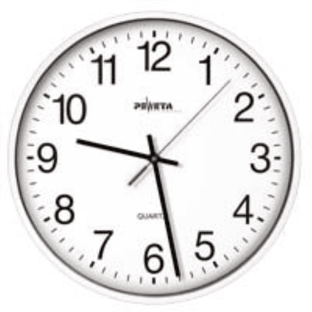 Peweta 44.130.211 Wall Clock White