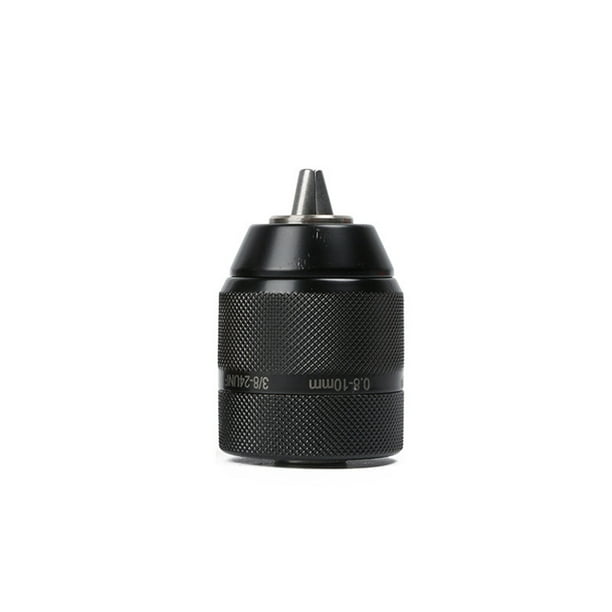 Riwesomey Portabrocas sin llave, sujeción de autobloqueo, carpintería, carpintero, acero de alta velocidad, carpintería, artesano, reemplazo profesional Herramientas eléctricas 10 mm