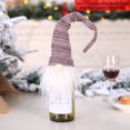 thumbnail image 1 of Christmas Gnome Wine Bottle Dust Cover Santa Wine Bottle Cover Christmas Decoration for Home Navidad 2022 Dinner Table Decor, 1 of 5