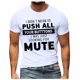 thumbnail image 1 of Men's T-shirt Graphic Text 3D Printing Street Casual Short Sleeve Button Down Printed Clothing Basic M, 1 of 5