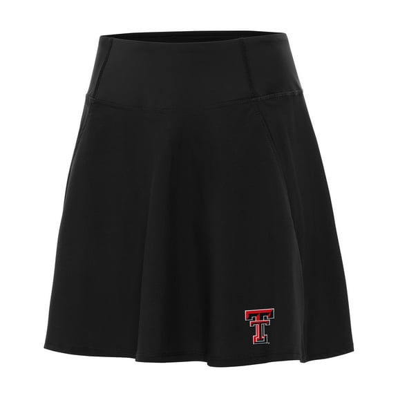 Women's Antigua Black Texas Tech Red Raiders Chip Skort